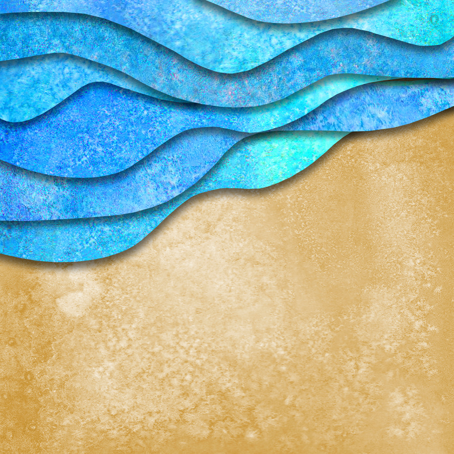 Abstract Beach Art