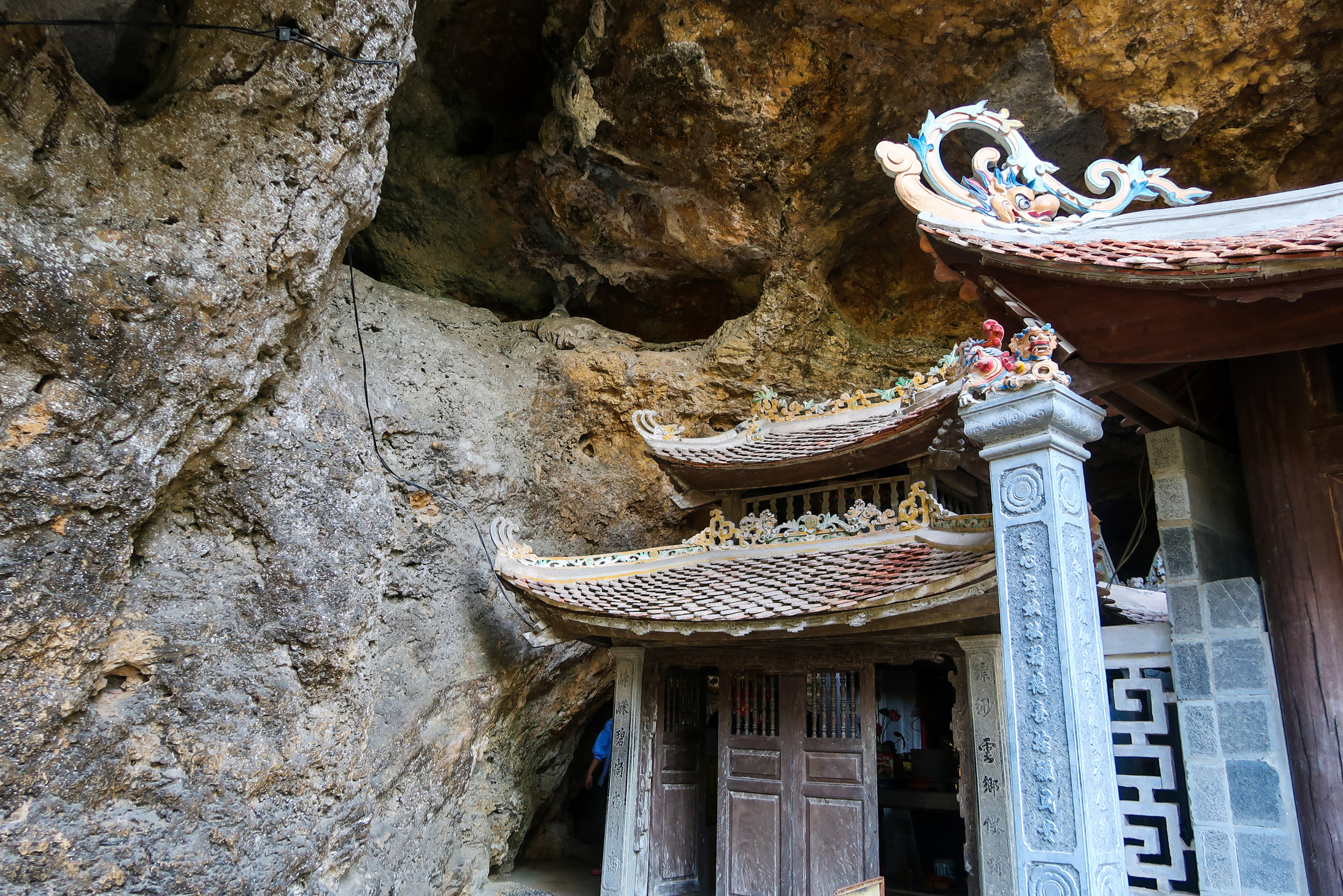 Temple under mountain, Ninh Binh