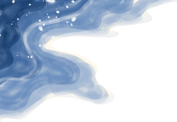 Beach landscape with waves